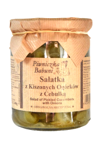 Sałatka z Kiszonych Ogórków z Cebulką - 540ml/500g